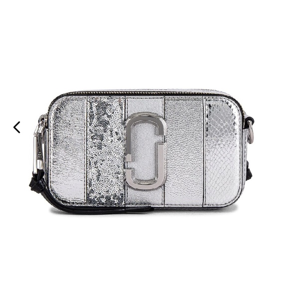 Marc Jacobs Silver Snapshot Bag - Picture 1 of 13
